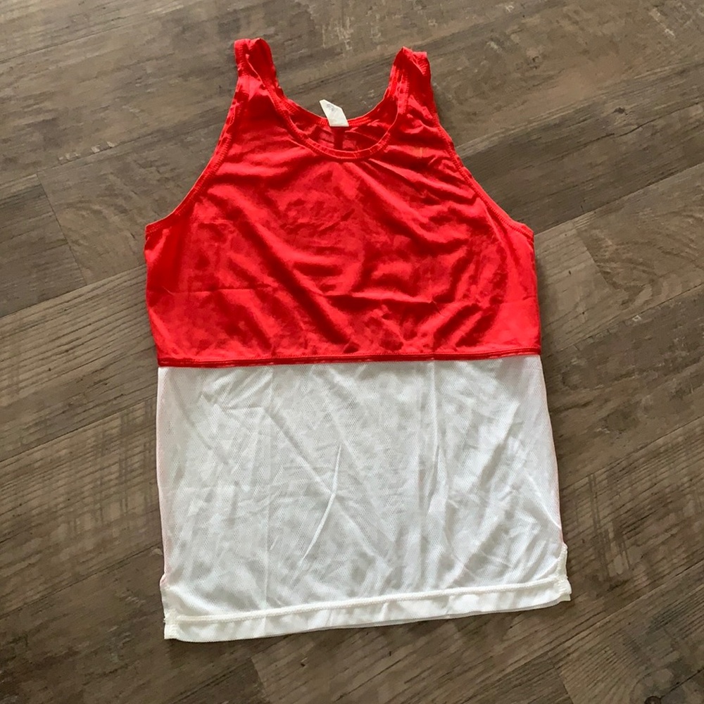 American Red Cross Mesh Tank Top